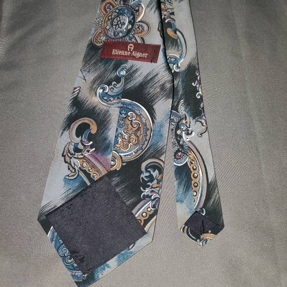 Grey & blue tie NEW - Picture 6 of 6